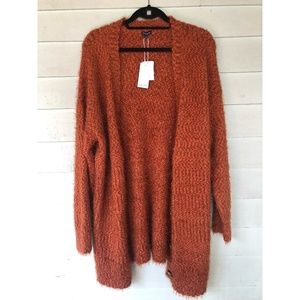 **NWT** Splendid Rust Fuzzy Sweater